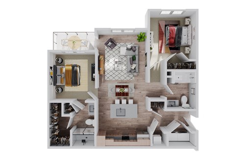 2 bed 2 bath A at The Quinn, Pensacola, FL